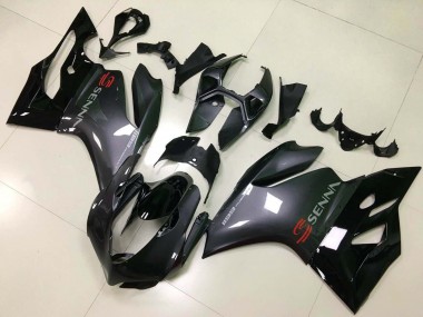 Cheap 2011-2014 Ducati Panigale 1199 Motorcycle Fairings - Glossy Black