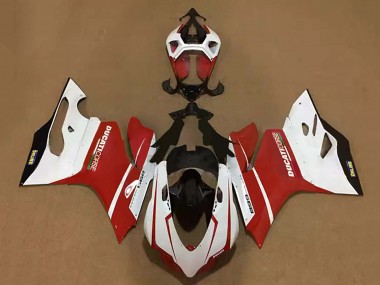 Cheap 2011-2014 Ducati Panigale 899 Motorcycle Fairings - White Red Black