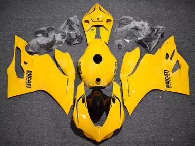 Cheap 2011-2014 Ducati Panigale 899/1199 Motorcycle Fairings - Glossy Yellow
