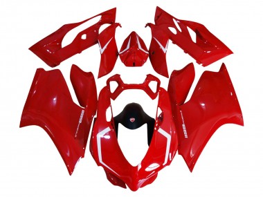 Cheap 2011-2014 Ducati 1199 Motorcycle Fairing Kits - Red