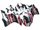 2011-2014 Ducati Panigale 899/1199 Motorcycle Fairings - White Red Glossy Black Aruba.it 7