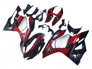 Cheap 2011-2014 Ducati 1199 Motorcycle Fairings - Red Silver Black