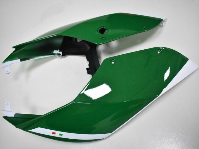 2011-2014 Ducati Panigale 899 Motorcycle Fairings - White Red Dark Green