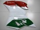 2011-2014 Ducati Panigale 899 Motorcycle Fairings - White Red Dark Green