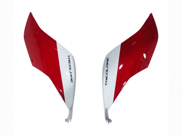 2011-2014 Ducati 1199 Motorcycle Fairings - White Red Glossy Black