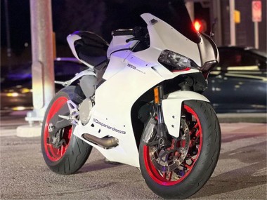 Cheap 2015-2020 Ducati 959/1299 Motorcycle Fairings - White Purple