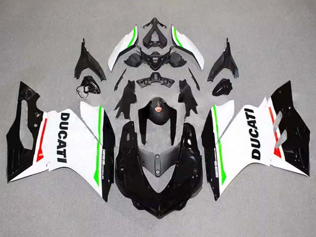 2015-2020 Ducati 1299 Motorcycle Fairings - White Red Green Glossy Black