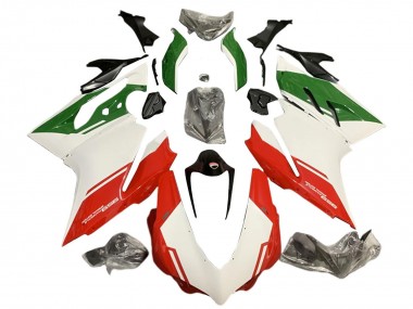 Cheap 2015-2020 Ducati 959 Motorcycle Fairings - White Red Green