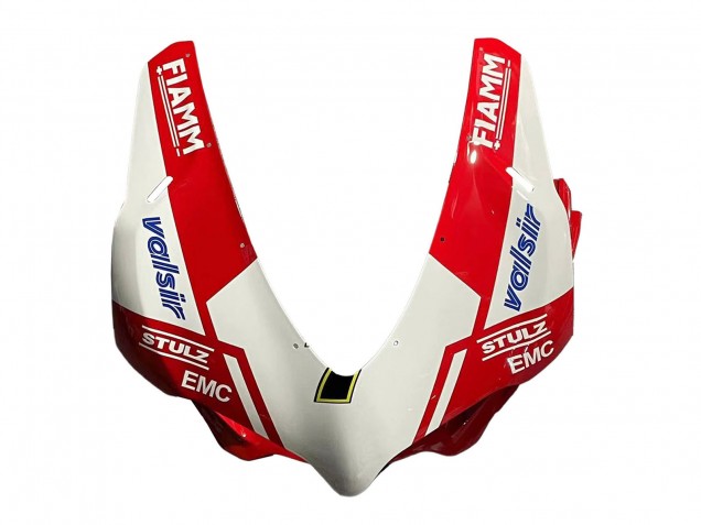 2015-2020 Ducati 959/1299 Motorcycle Fairings - White Red Green Valsir Fiamm 7
