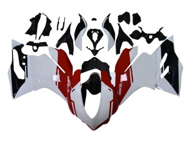 Cheap 2015-2020 Ducati 959 Motorcycle Fairings Kits - White Red Glossy Black