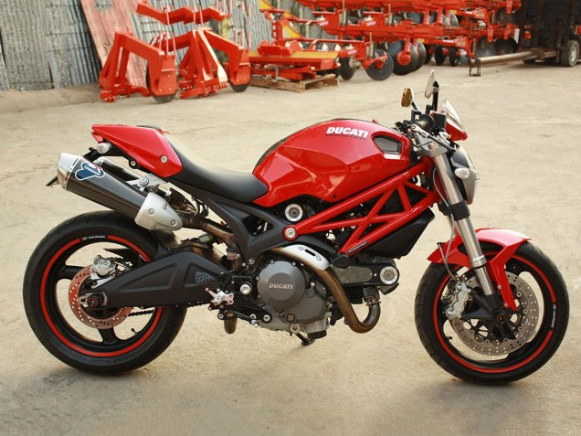 2008-2012 Ducati Monster 696 796 1100 1100S Motorcycle Fairings - Red White