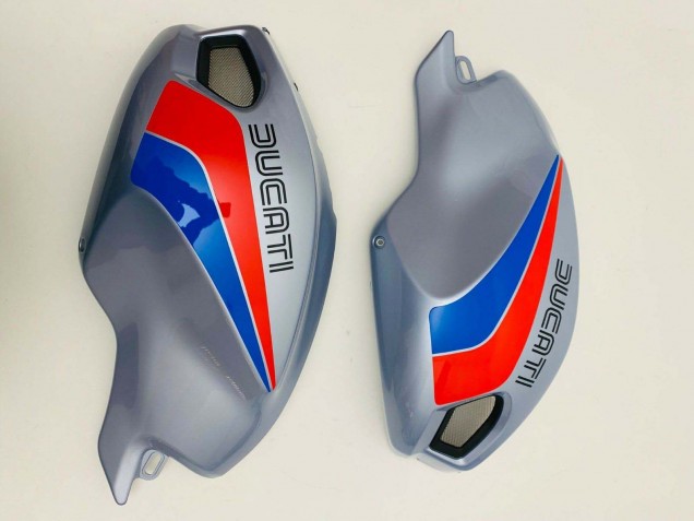 2008-2012 Ducati Monster 696 796 1100 1100S Motorcycle Fairings - Silver Red Blue
