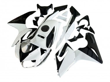 Cheap 2002-2006 Honda CBR125R Motorcycle Fairings - White Glossy Black