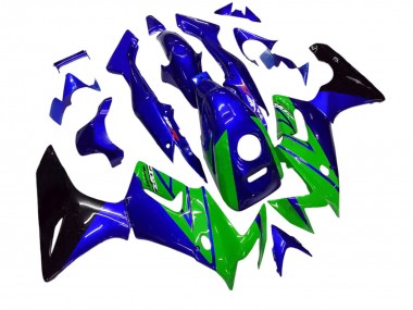 Cheap 2002-2006 Honda CBR125R Motorcycle Fairings - Blue Green Glossy Black