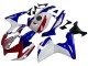 2002-2006 Honda CBR125R Motorcycle Fairings - White Blue Red
