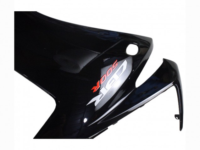 2013-2015 Honda CBR500R Motorcycle Fairings - Glossy Black Matte Black