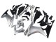 2013-2015 Honda CBR500R Motorcycle Fairing - Silver Glossy Black