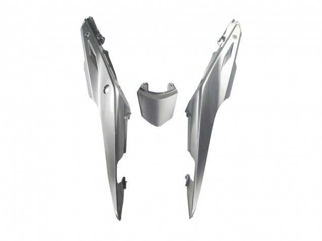 2013-2015 Honda CBR500R Motorcycle Fairing - Silver Glossy Black