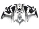 2013-2015 Honda CBR500R Motorcycle Fairing - Silver Glossy Black