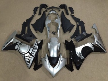 Cheap 2013-2015 Honda CBR500R Motorcycle Fairings - Silver Glossy Black