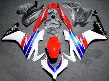 Cheap 2013-2015 Honda CBR500R Motorcycle Fairing - White Red Blue HRC