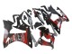 2013-2015 Honda CBR500R Motorcycle Fairings - Red Silver Glossy Black