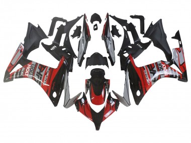 Cheap 2013-2015 Honda CBR500R Motorcycle Fairings - Red Silver Glossy Black