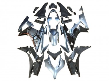 Cheap 2013-2015 Honda CBR500R Motorcycle Fairing Kits - Silver Glossy Black