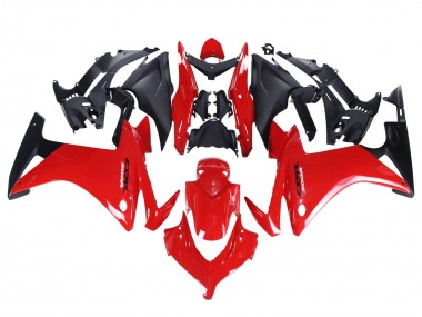 Cheap 2013-2015 Honda CBR500R Motorcycle Fairings - Red Matte Black