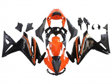 Cheap 2016-2018 Honda CBR500R Motorcycle Fairings - Orange Glossy Black Matte Black