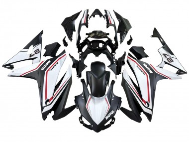 Cheap 2016-2018 Honda CBR500R Motorcycle Fairings - White Red Matte Black