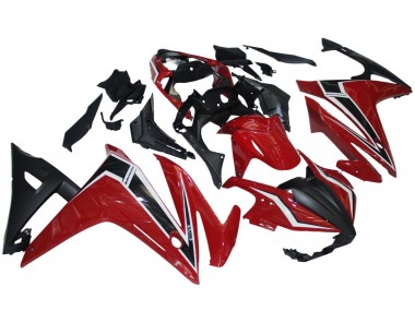 Cheap 2016-2018 Honda CBR500R Motorcycle Fairings - Red White Matte Black