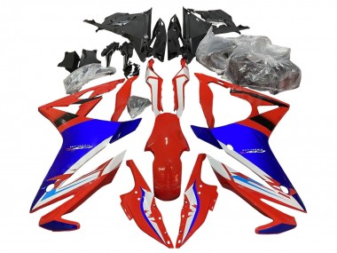 Cheap 2016-2018 Honda CBR500R Motorcycle Fairings - White Red Blue