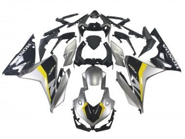 Cheap 2022-2023 Honda CBR500R Motorcycle Fairings - Silver Yellow Glossy Black