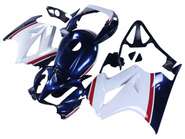 Cheap 2002-2013 Honda VFR 800 Motorcycle Fairings - White Red Dark Blue