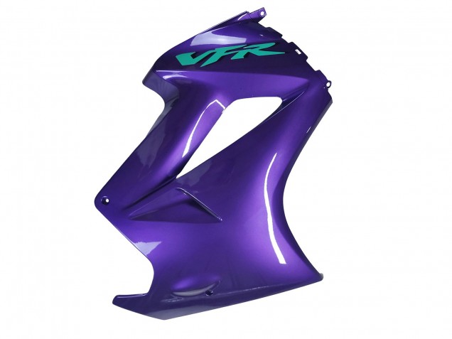 2002-2013 Honda VFR 800 Motorcycle Fairings - Purple Green