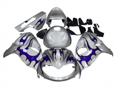 Cheap 1998-2003 Suzuki TL1000R Motorcycle Fairings - Silver Blue