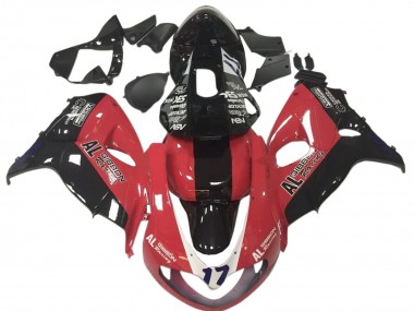 Cheap 1998-2003 Suzuki TL1000R Motorcycle Fairings - Red Black Racing 17