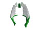 1996-2003 Kawasaki ZX7R Motorcycle Fairings - White Green Black