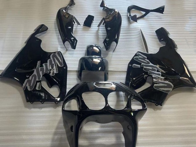 1996-2003 Kawasaki ZX7R Motorcycle Fairings - Glossy Black