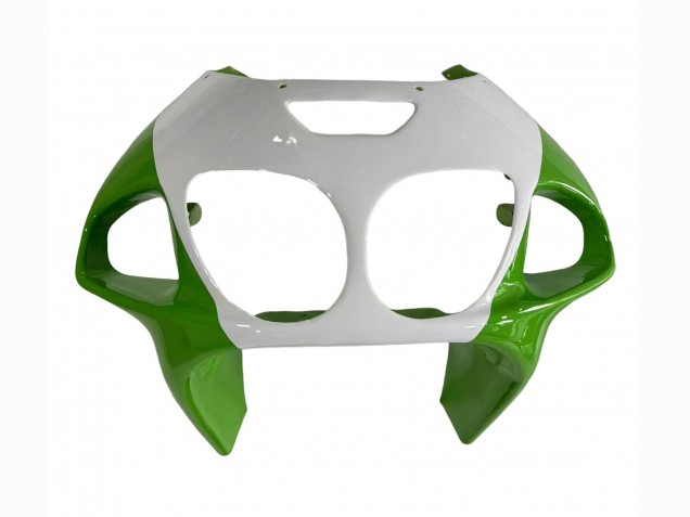 1996-2003 Kawasaki ZX7R Motorcycle Fairings - White Green Blue