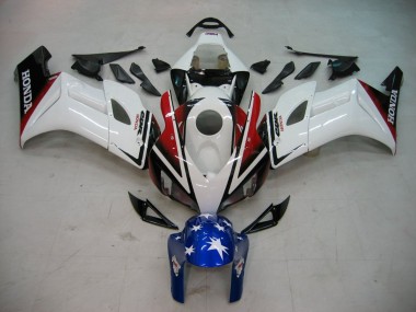 Cheap 2004-2005 Honda CBR1000RR Motorcycle Fairings - White Red Glossy Black Blue Star