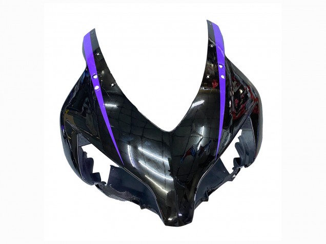 2004-2005 Honda CBR1000RR Motorcycle Fairings - Glossy Black Purple Stripe