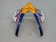 2004-2005 Honda CBR1000RR Motorcycle Fairings - White Blue Gold Rothmans