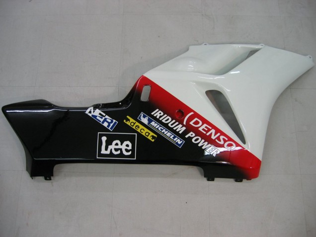 2004-2005 Honda CBR1000RR Motorcycle Fairings - White Blue Red Glossy Black Star Carrera Lee