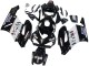 2004-2005 Honda CBR1000RR Motorcycle Fairings - Glossy Black White West