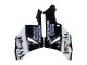 2004-2005 Honda CBR1000RR Motorcycle Fairings - Glossy Black White West