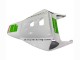 2004-2005 Honda CBR1000RR Motorcycle Fairings - White Green Glossy Black Hannspree 52