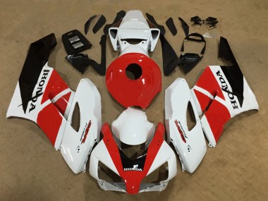 Cheap 2004-2005 Honda CBR1000RR Motorcycle Fairings - White Red Glossy Black Fireblade