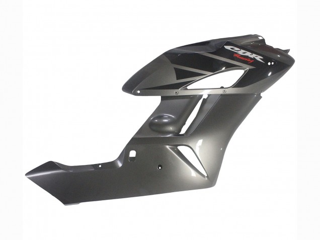 2004-2005 Honda CBR1000RR Motorcycle Fairings - Glossy Grey Glossy Black